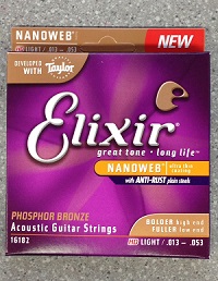 アコースティックギター弦　Elixer　フォスファーブロンズ　HD Light 16182イメージ01